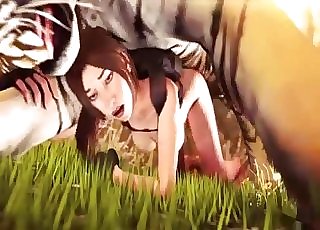 3D bestiality Hardcore with amazing stallion